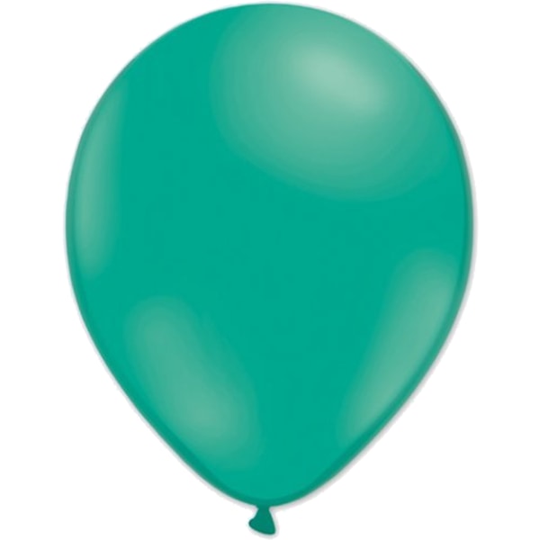 24 blandede lateksballonger 12" (30 cm) - grønn, hvit og sølv Multicolor