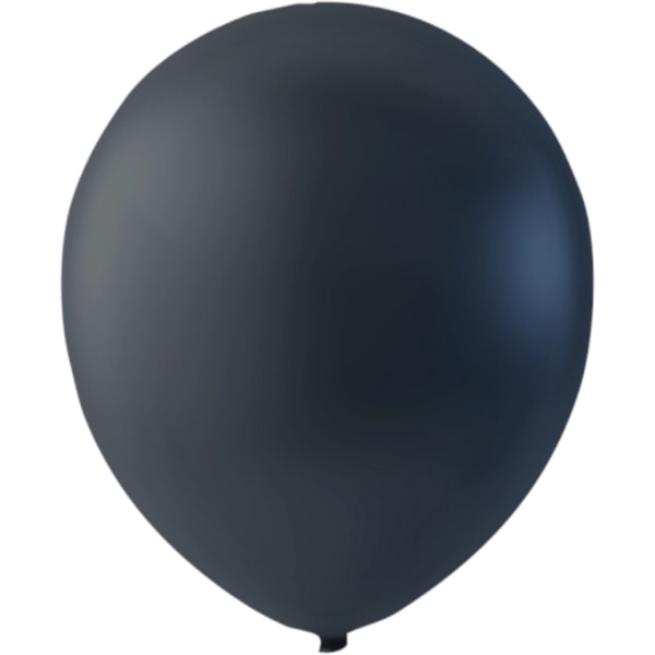 Sorte latexballoner - 10-pak til festpynt, halloween, fødselsdage og nytårsfester Black