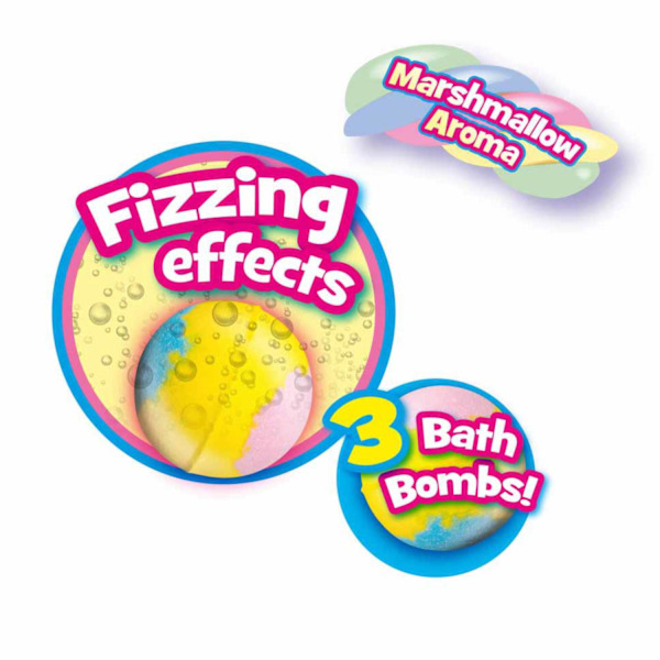 Inkee Badbomb 2-pack 6 Badbomber Regnbågsfärgad Marshmallow Doft multifärg
