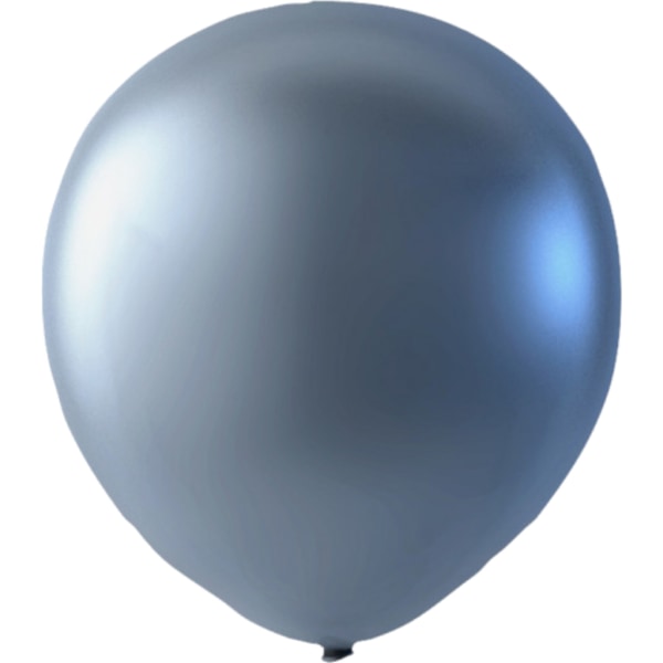 Silver Latex Ballonger 10-pack -  Fest, Kalas, Födelsedag, Jubileum, Latex Partyballonger - Klassiska Ballonger Silvergrå