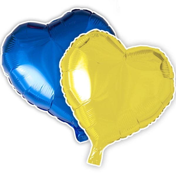 Hjärtballonger för Studenten Dekoration, Hjärtformade  - Perfekt för Examensfest, Utspring, Studentfesten & Studentmottagning, Midsommar multifärg