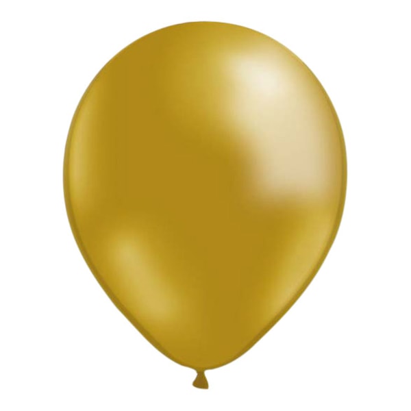 Ballonger 12-pakning blanding Gull, Sølv og Svart 30 cm Multicolor