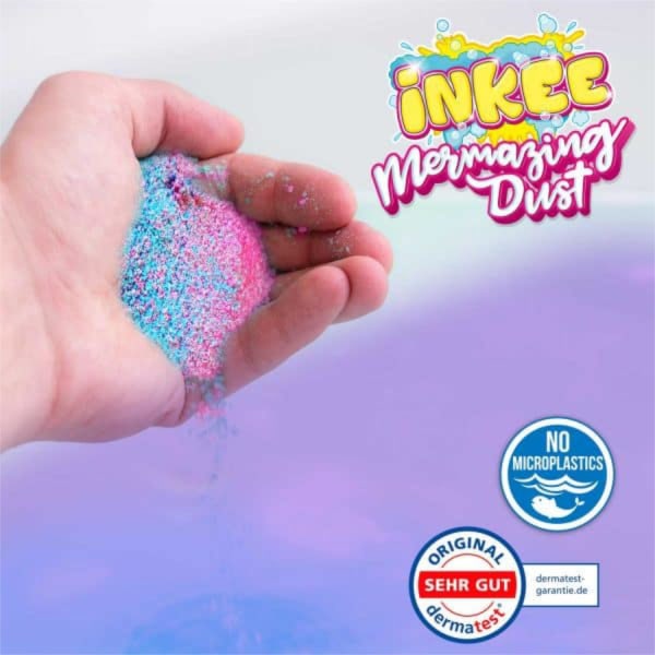 Fortryllende Mermazing Dust - Kirsebærduftende badeskum til børn - 2-pak vegansk badetilbehør Multicolor