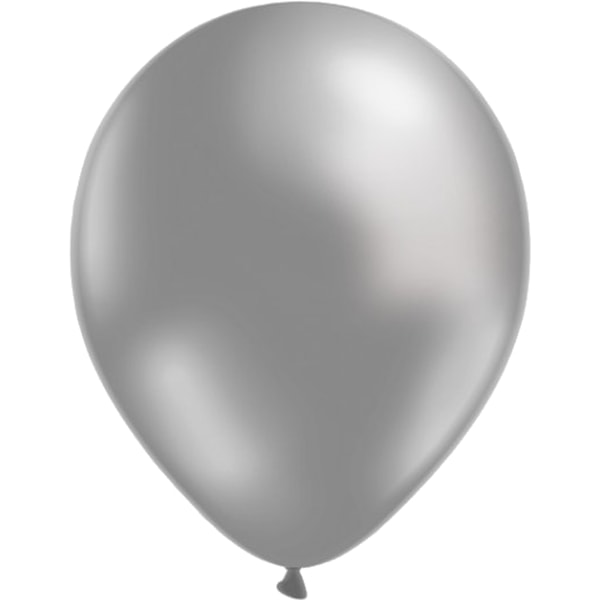 Ballong blanding Sølv og Hvit 30 cm 12-pakning Multicolor