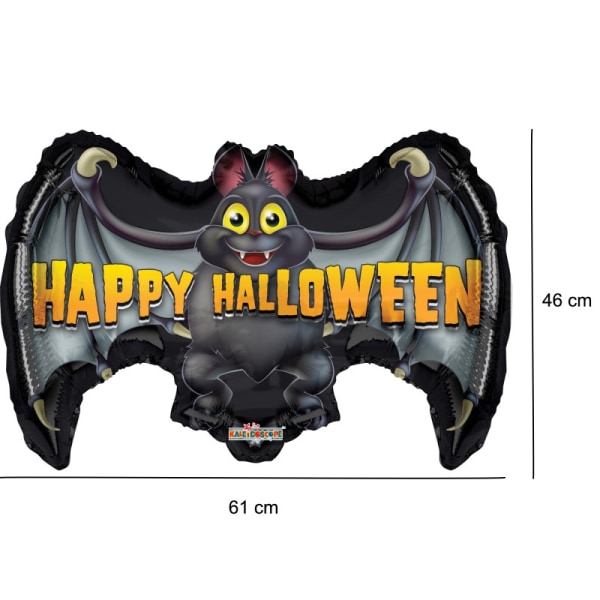 Halloween-ilmapallo lepakko - Luo pelottava söpö tunnelma tällä Halloween-foliopallolla Black