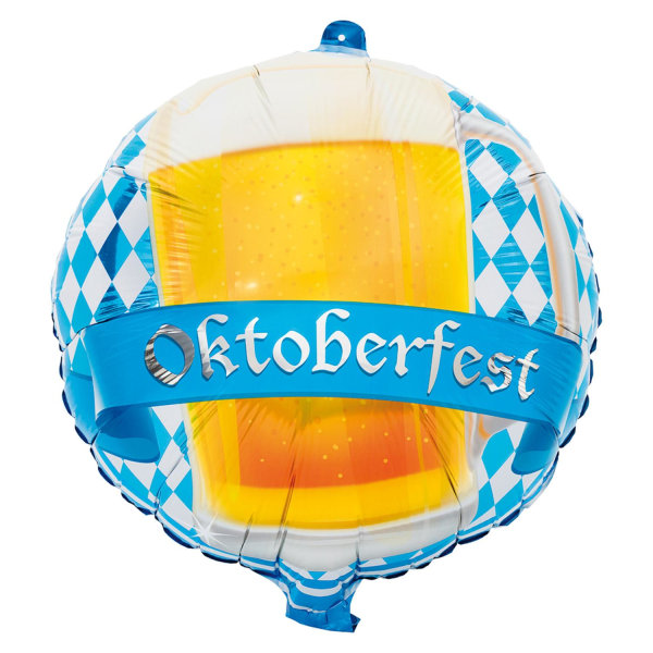Oktoberfest ballonfolie ballon bayerske øl festival attraktive sjove smukke farver perfekt midtpunkt Multicolor