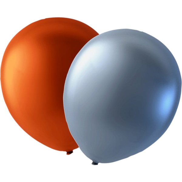 24 stk Premium Balloner Kobber Metallic og Sølv Metallic Multicolor