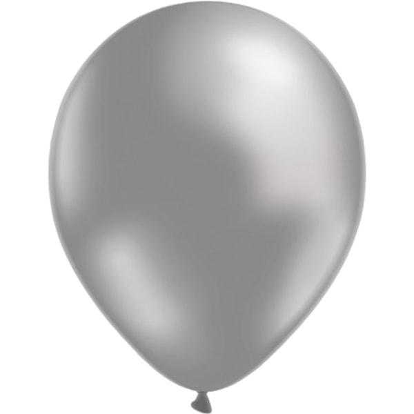 Ballonger Latex Fest Bursdag Sølv Hvit Og Svart 12-Pak 30 Cm Multicolor