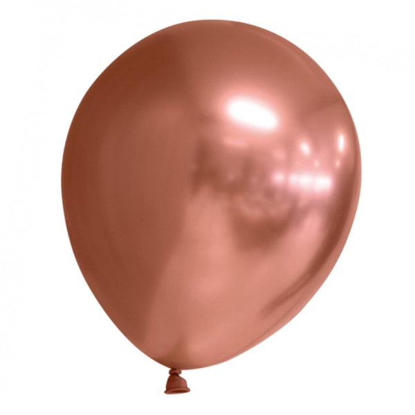 Ballonger med chrome - mirror - reflex effekt - koppar - 9-pack Koppar