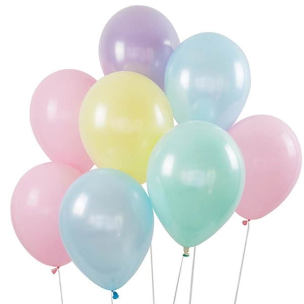 Sassier - Pastel | Candy | Macaronfarvede balloner 24 -pak Multicolor