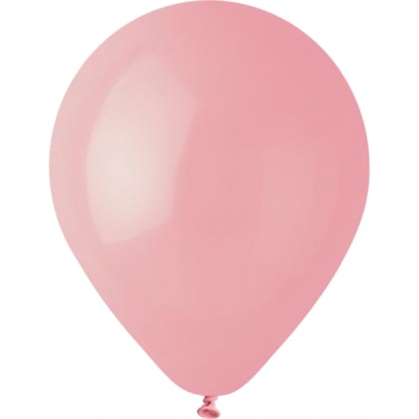 Ljusrosa Ballonger 25-pack - Ballonger Ljusrosa För Babyshower Möhippa Födelsedag Ljusrosa