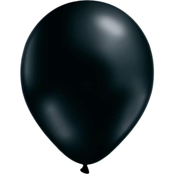 24 stk latex balloner sort - 30 cm / 12" Black