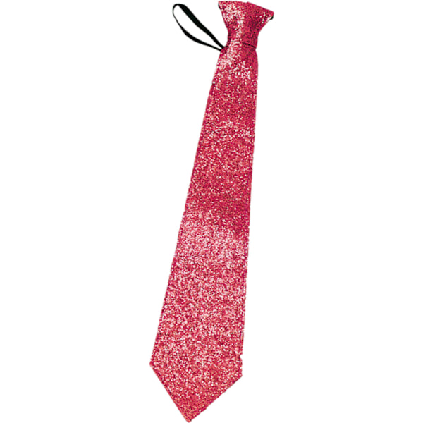 Glittrande Röd Julslips - Den Perfekta Accessoaren för Högtidens Festligheter! Röd one size