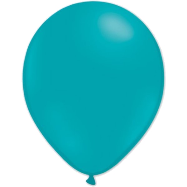 Ballonger 12-pack Turkos och Vit - 30 cm (12") multifärg