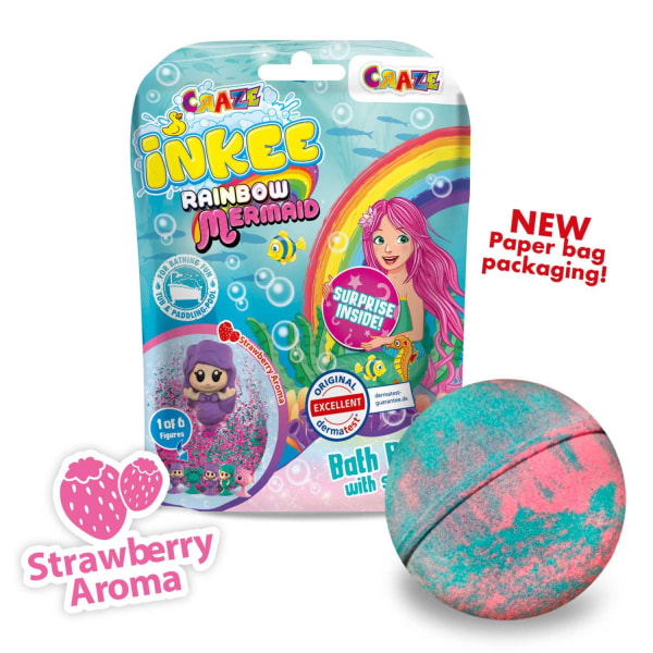 Badbomb Regnbåge Sjöjungfru Överraskning - Badbomber Mermaid Surprise 2-pack multifärg