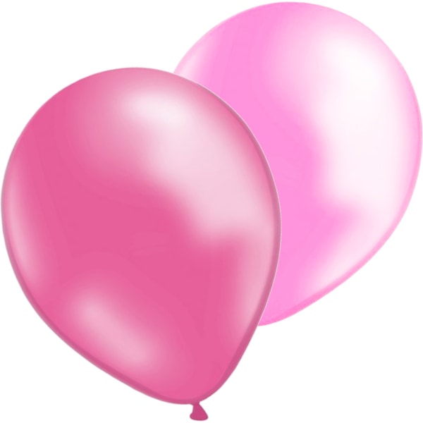 12 stk latex balloner Pink og Lys Pink - 30 cm / 12" Multicolor
