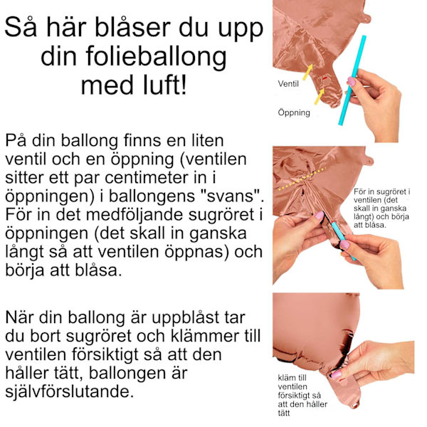 Ballong siffror 0-9 - födelsedags ballonger Guld 7