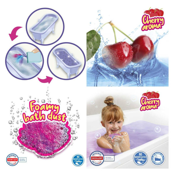 Badeskum Mermazing Dust - Duft av Kirsebær 2-pak Multicolor