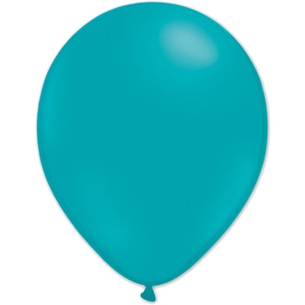 10 stk latex balloner i turkis farve - 30 cm / 12" Turquoise