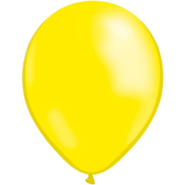 24 lateksballonger, 12 gule og 12 lilla Multicolor