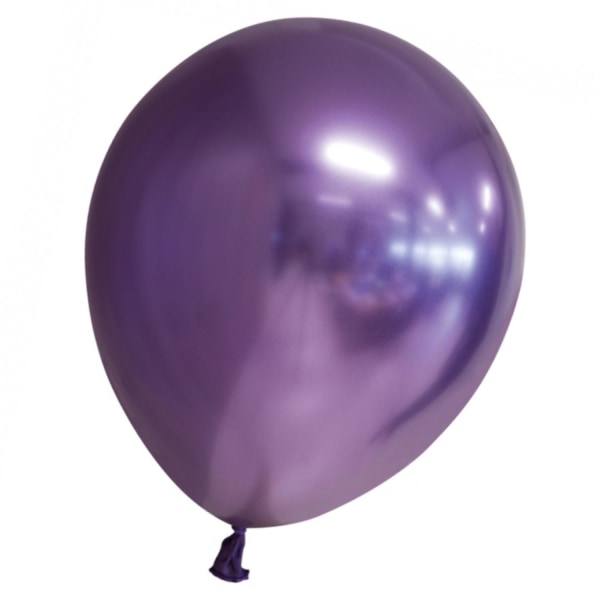 Ballonger med Chrome | Mirror | Reflex Effekt Lila 9-pack Lila