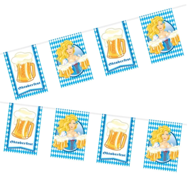 Oktoberfest Beer Festival Flag -viiriseppele, Baijerin lippu, Oktoberfest-banderolli, juhlatarvikkeet, Oktoberfest-koristeet Multicolor