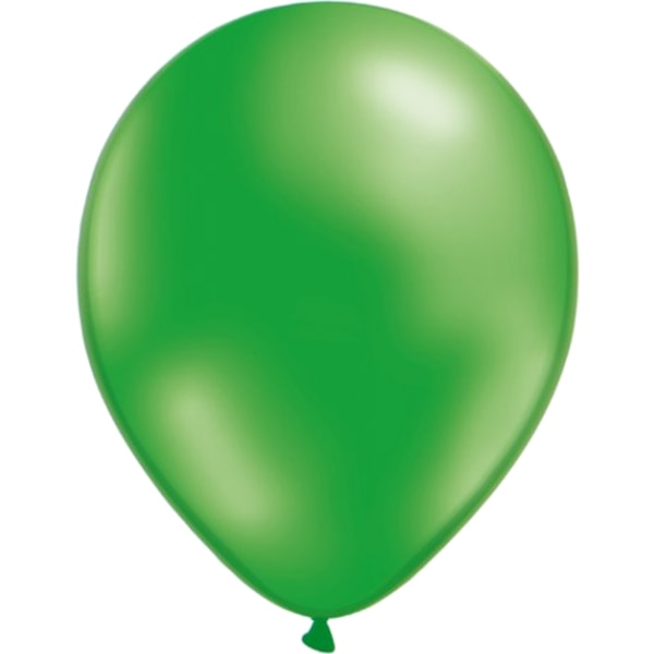 12 blandede lateksballonger 12" (30 cm) - Metallic Green og Pearl W Multicolor