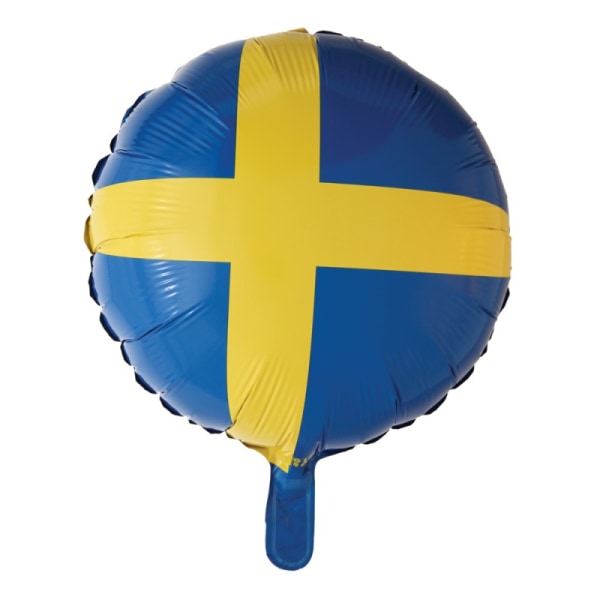 Midsommar Dekorationspaket Sverige Ballonger, Gult Blått Vimplar & Konfetti – Perfekt för Svensk Midsommarfest eller Studentfest