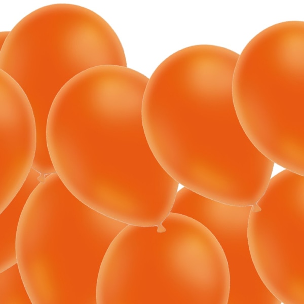 Ballonger med 25 stk - Neon Orange Orange