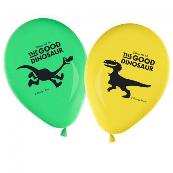 Gode dinosaurpartytrykte lateksballonger Multicolor
