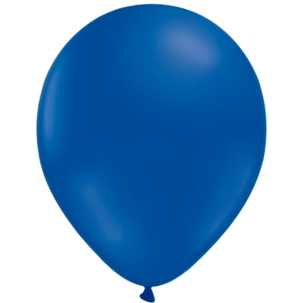 Lateksballonger Pakke med 24, blå Blue