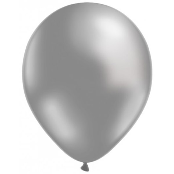 Ballonger 12-pack Guld, Silver och Vit - 30 cm (12") multifärg