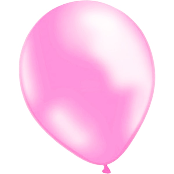 Ballonger Metallic Ljusrosa - Födelsedagsballonger för flickor, Dop och Bröllop Ljusrosa