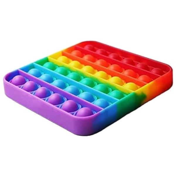 Pop it Fidget Toys - Det ultimative afslapningslegetøj til stresshåndtering! Forkæl dig selv med en boblende terapi, når du har mest brug for det. Multicolor