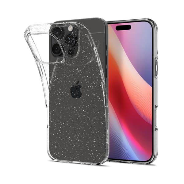 Spigen Liquid Crystal Glitter - Case for iPhone 16 Pro (Clear)