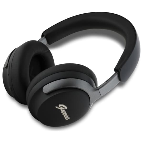 Guess Metal Script Logo - Wireless Over-Ear Bluetooth Headphones ANC + ENC (black)