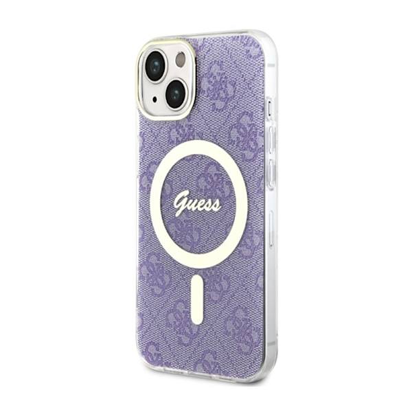 Guess 4G MagSafe - Case for iPhone 14 Plus (Purple)