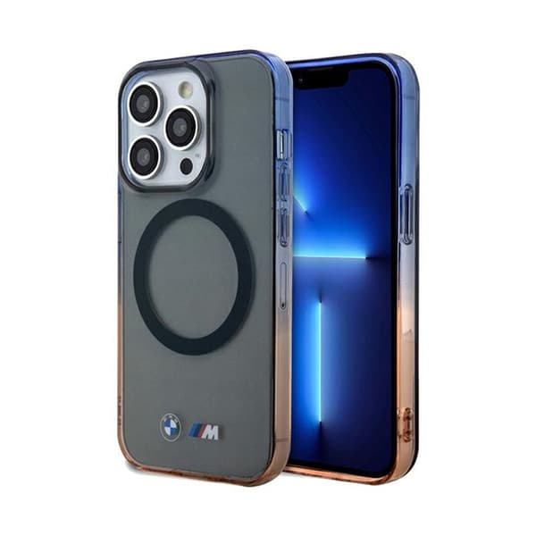 BMW Gradient Bumper MagSafe - Case for iPhone 15 Pro Max (Grey)