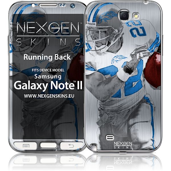 Nexgen Skins with 3D effect for Samsung Galaxy Note 2 (Running Back 3D)