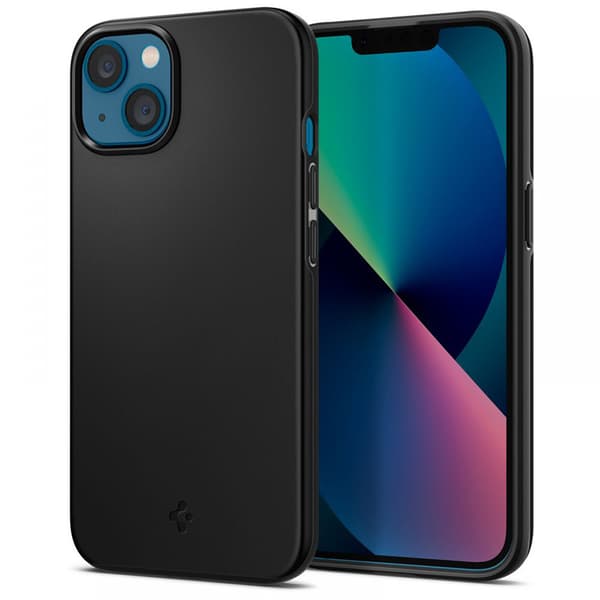 Spigen Thin Fit - iPhone 13 Case (Black) Svart