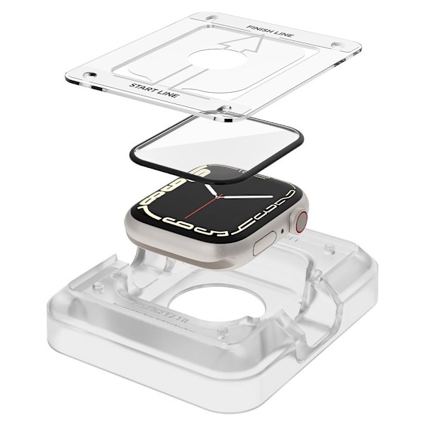 Spigen Proflex EZ FIT 2-Pack - Screen Protector for Apple Watch 8 / 7 45 mm (2 pcs)