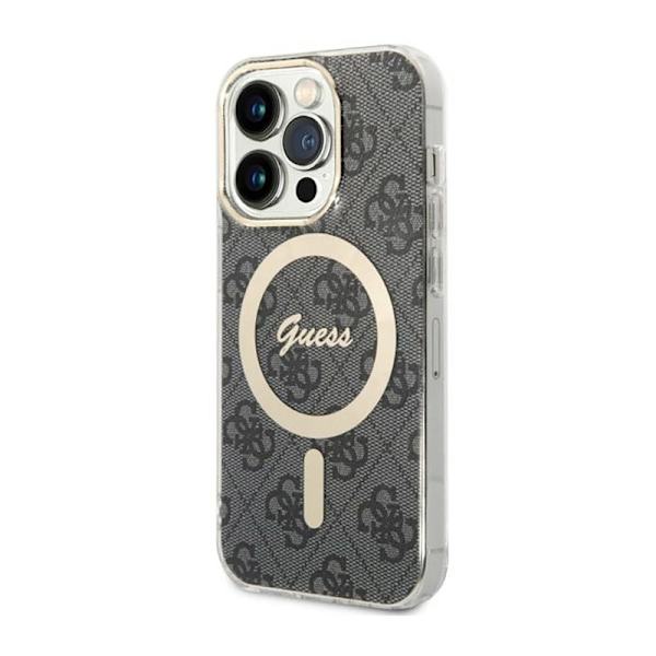 Guess 4G MagSafe - Case for iPhone 14 Pro (Black)