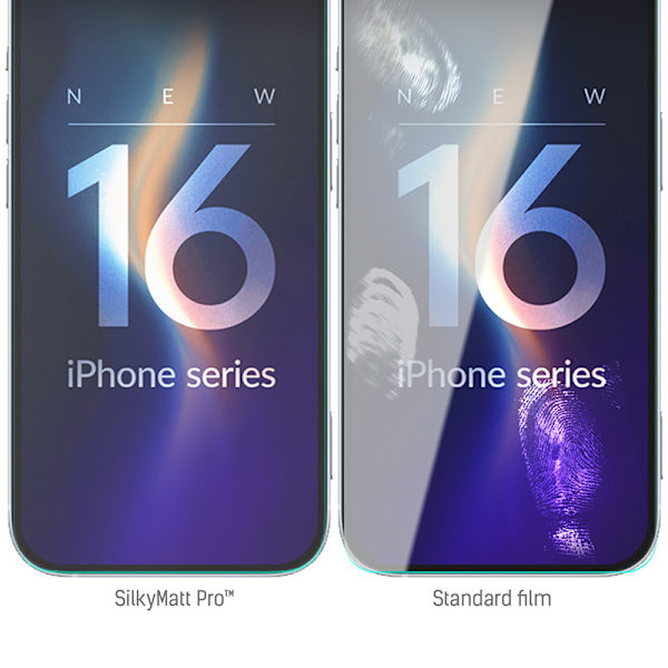 3mk Silky Matt Pro - Matte Protective Film for iPhone 16 Plus