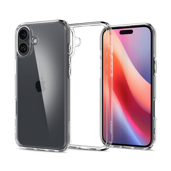 Spigen Ultra Hybrid - Case for iPhone 16 (Clear) Transparent