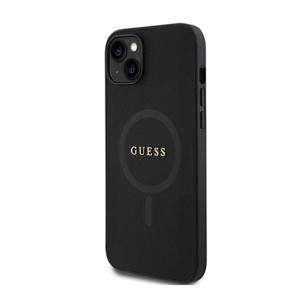 Guess Saffiano MagSafe - iPhone 15 Plus Case (black)