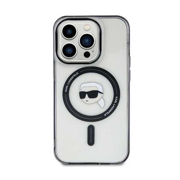 Karl Lagerfeld IML Karl Head MagSafe - iPhone 15 Case (Transparent)