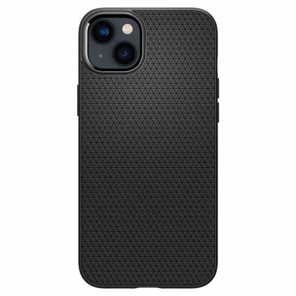 Spigen Liquid Air - Case for iPhone 14 (Black) Svart
