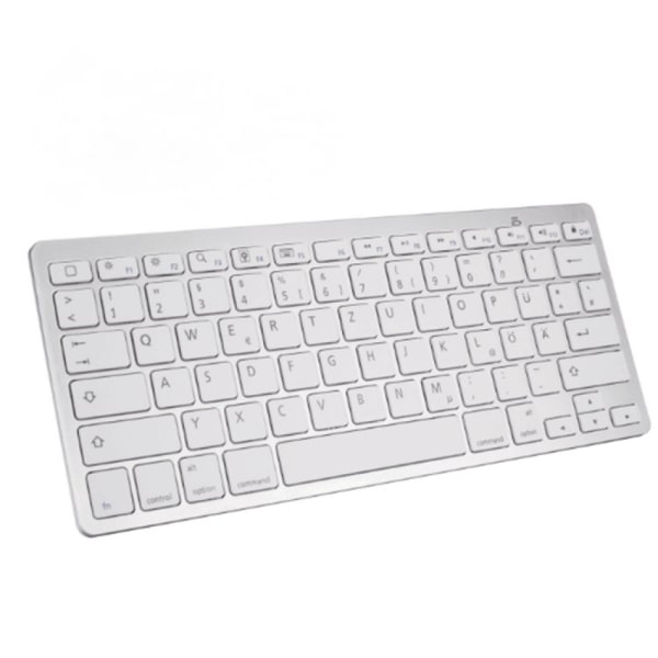 Wireless Keyboard, German Keyboard - White