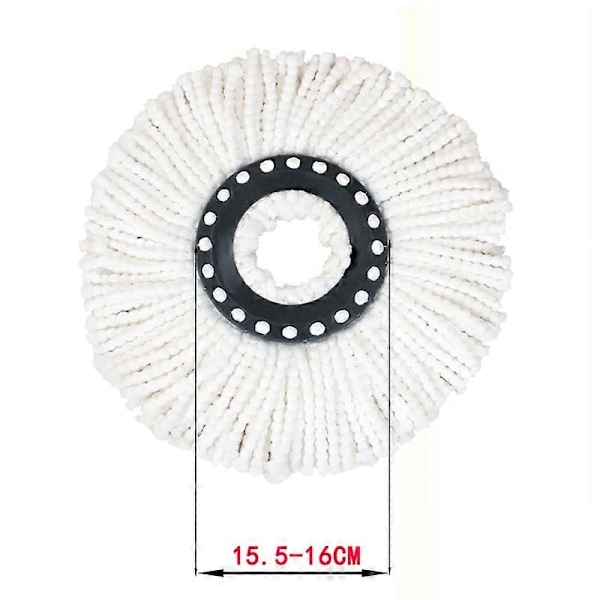 Sininen - 2 kpl Clean Twist Disc Moppi Vaihtopäät, Ihanteellinen Laatta- ja Kivipinnoille, Vettä ja Likaa Imukykyinen Mikrokuitu, Vaihtomoppeja, Helppo Kiinnittää