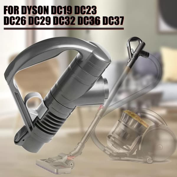 Vaihtokahva Dyson DC19, DC23, DC26, DC29, DC32, DC36 ja DC37 -pölynimureille (harmaa/titaani)